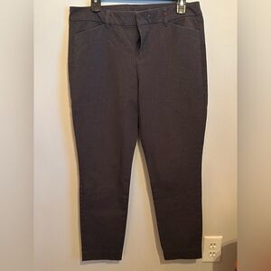 Old Navy Chocolate Grey Pixie Trousers